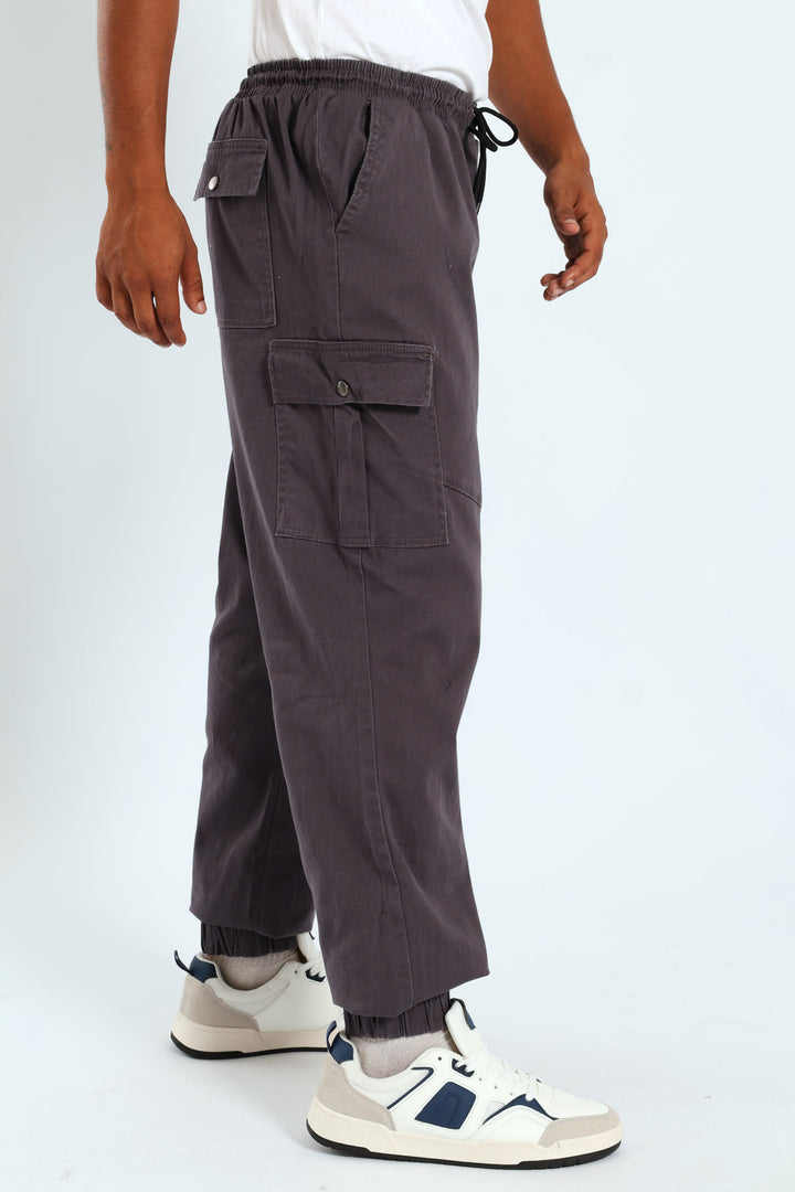 Cargo Pocket Jogger - Grey
