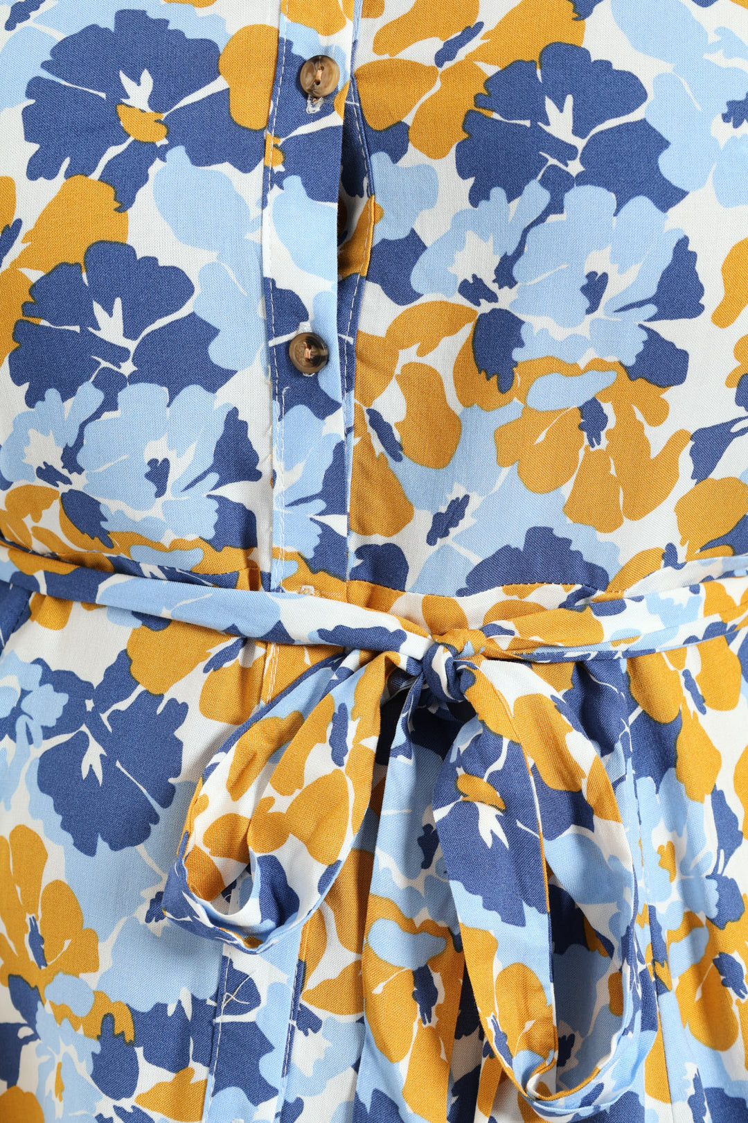 Long Sleeve Half Placket Sef Belted Godet Mini Dress