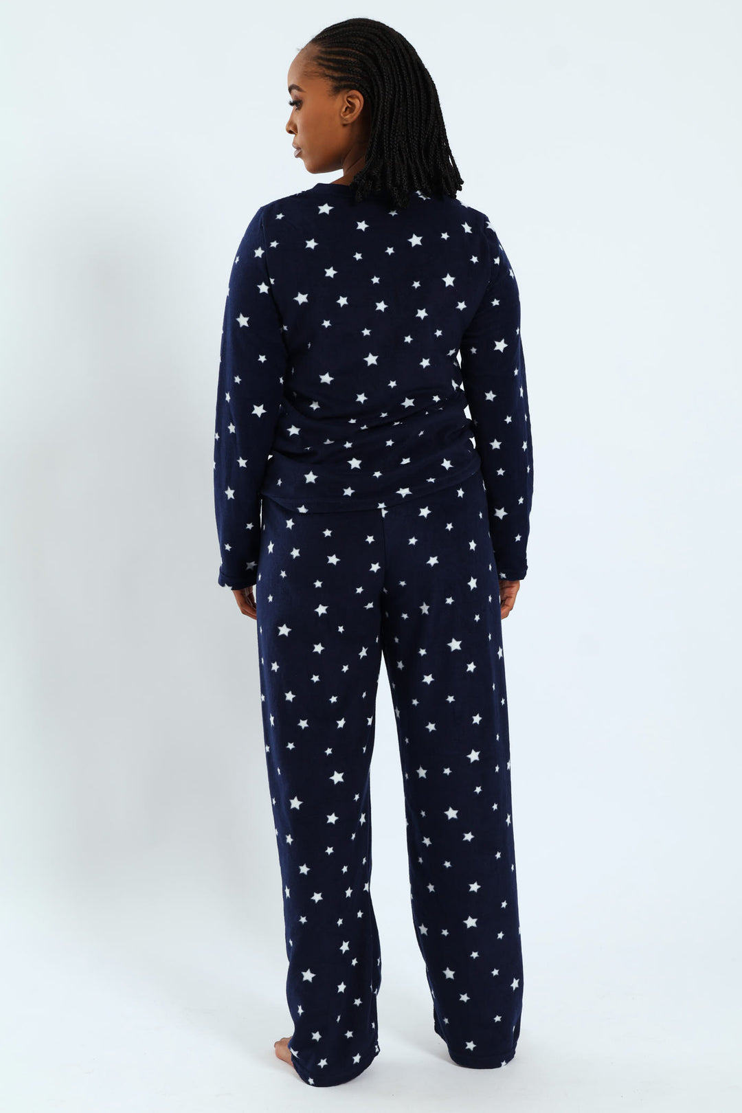 Polar Fleece Stars Sleep Set - Navy