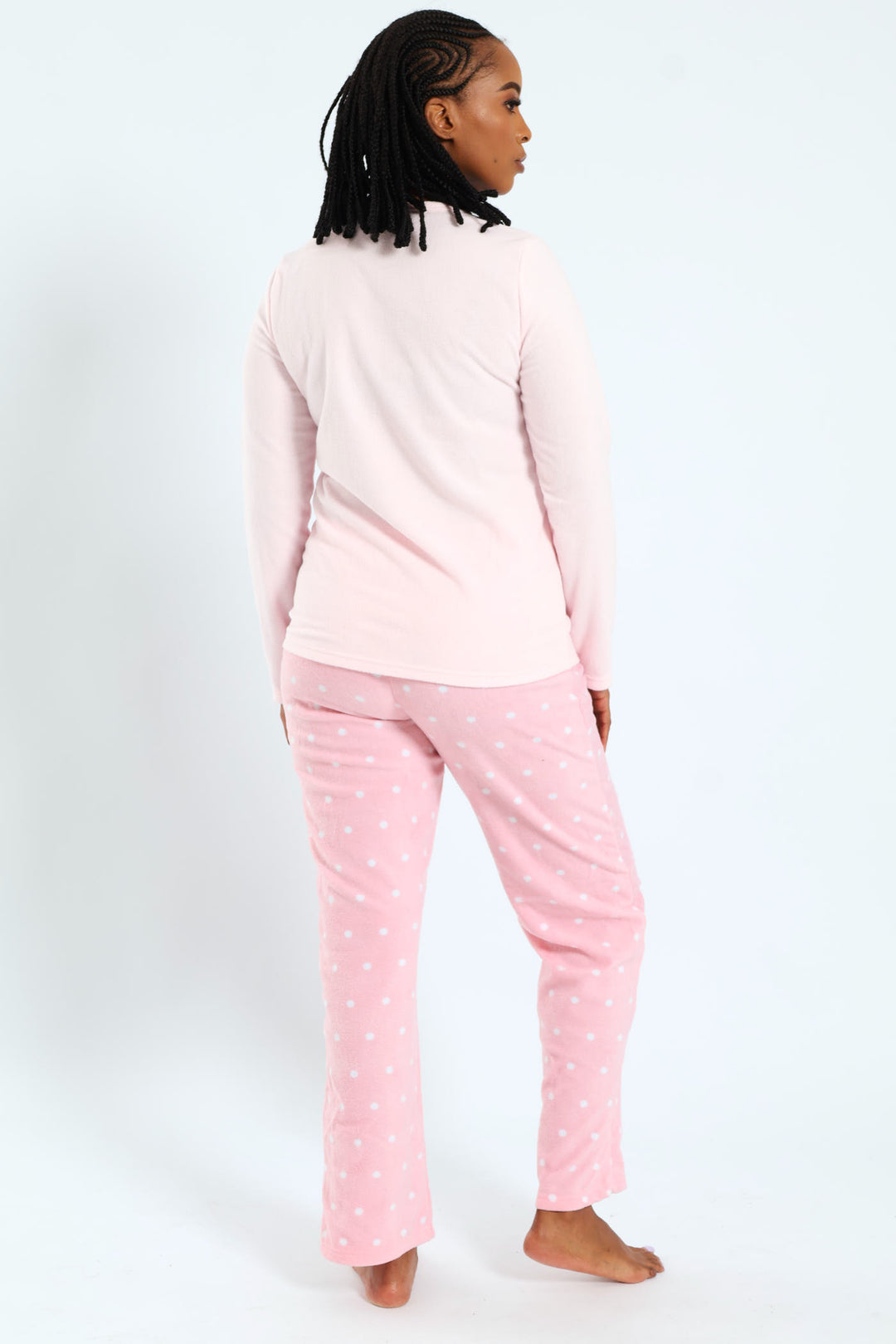 Polar Fleece Sleep Set - Pink
