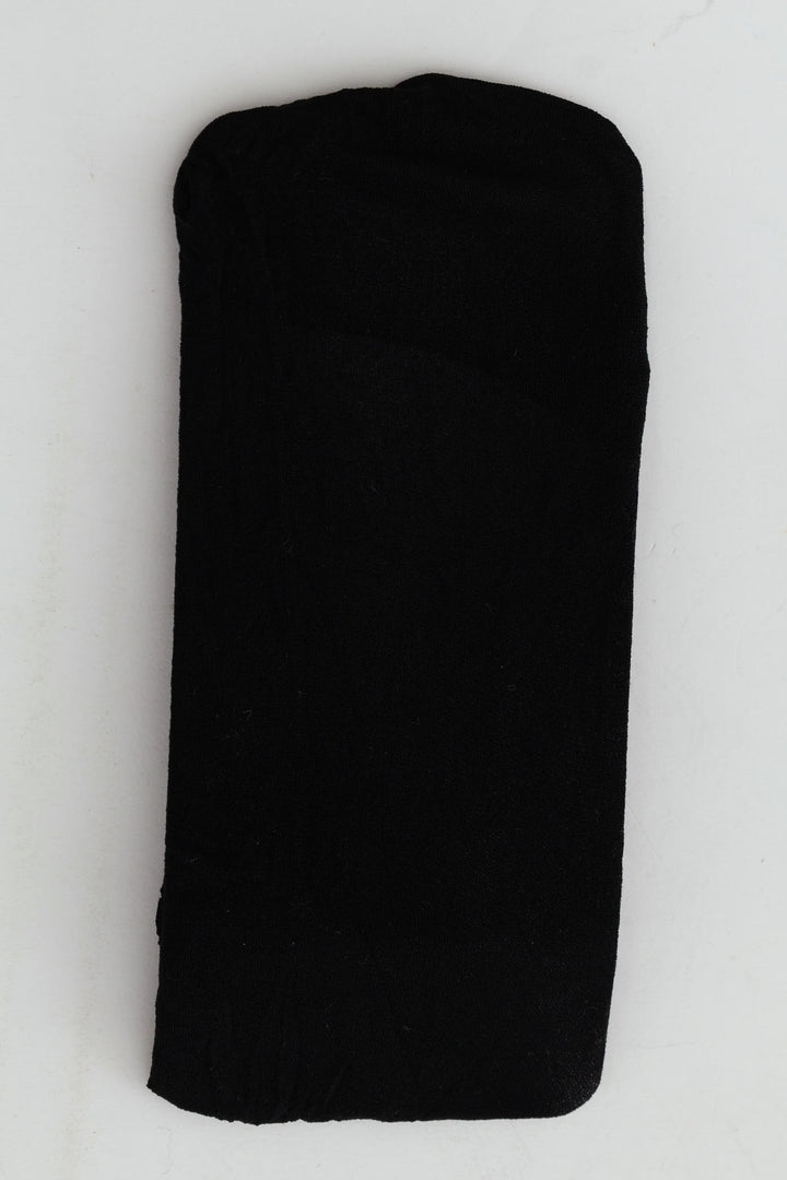 2 Pack Spot & Plain Sheer Anklet Sock - Black