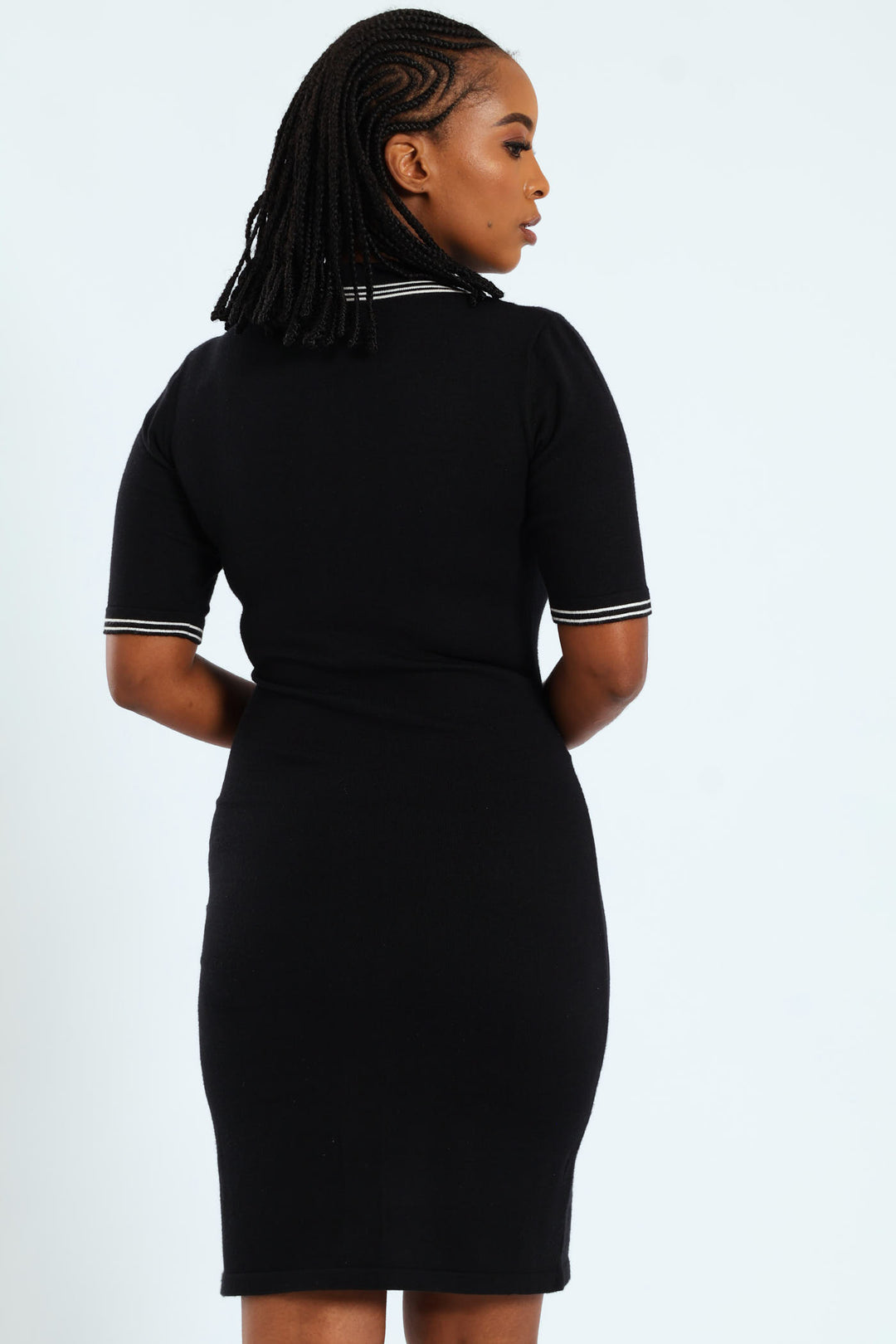 Preppy Bodycon Knitwear Dress