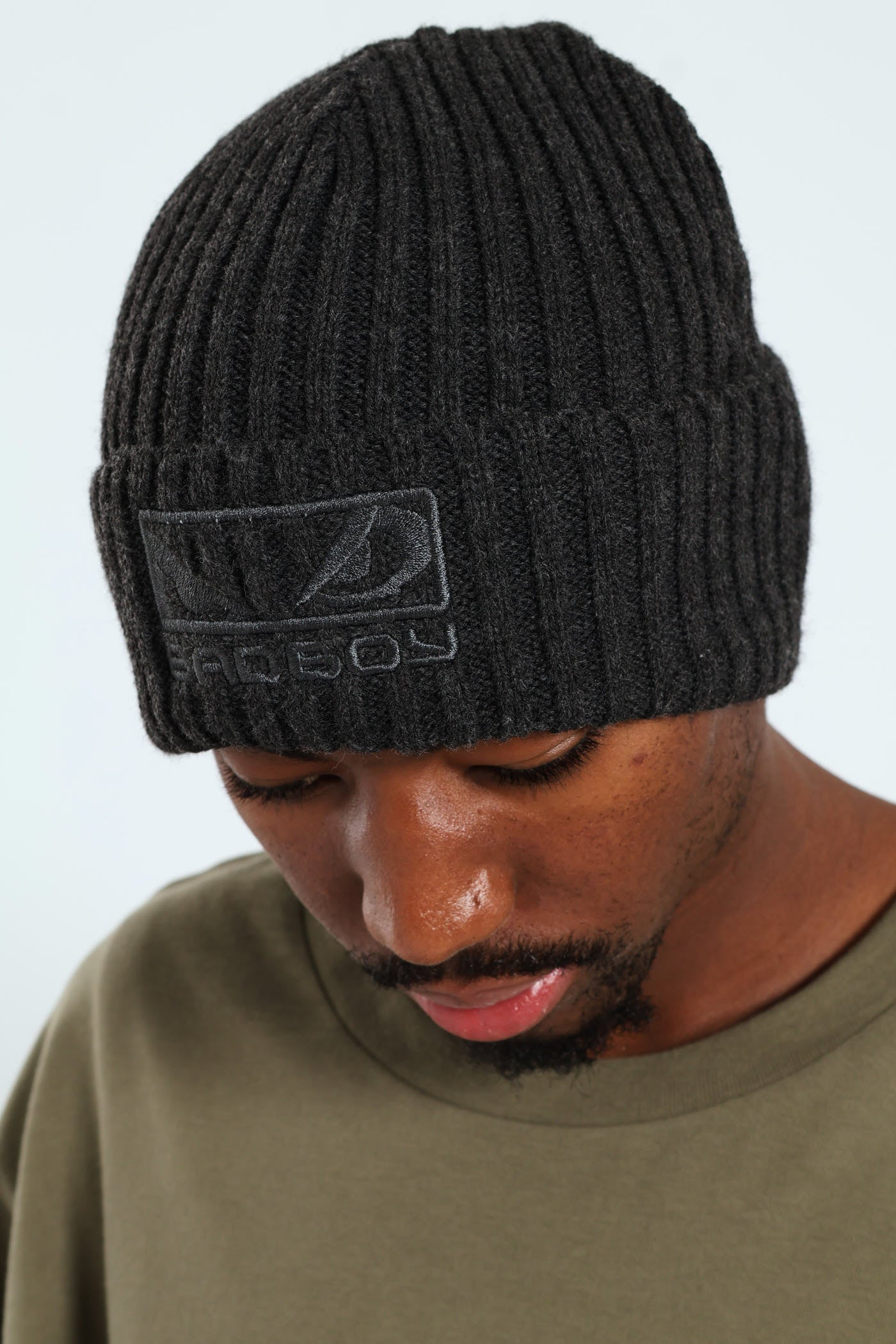 deaswam ビーニー Birth Of idea Beanie navy-front-c908-Port-Authority