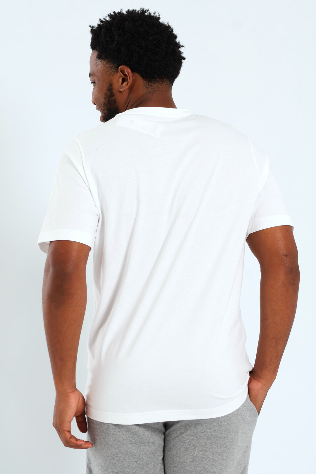 Essential 2 Colour No.1 Logo Tee - White