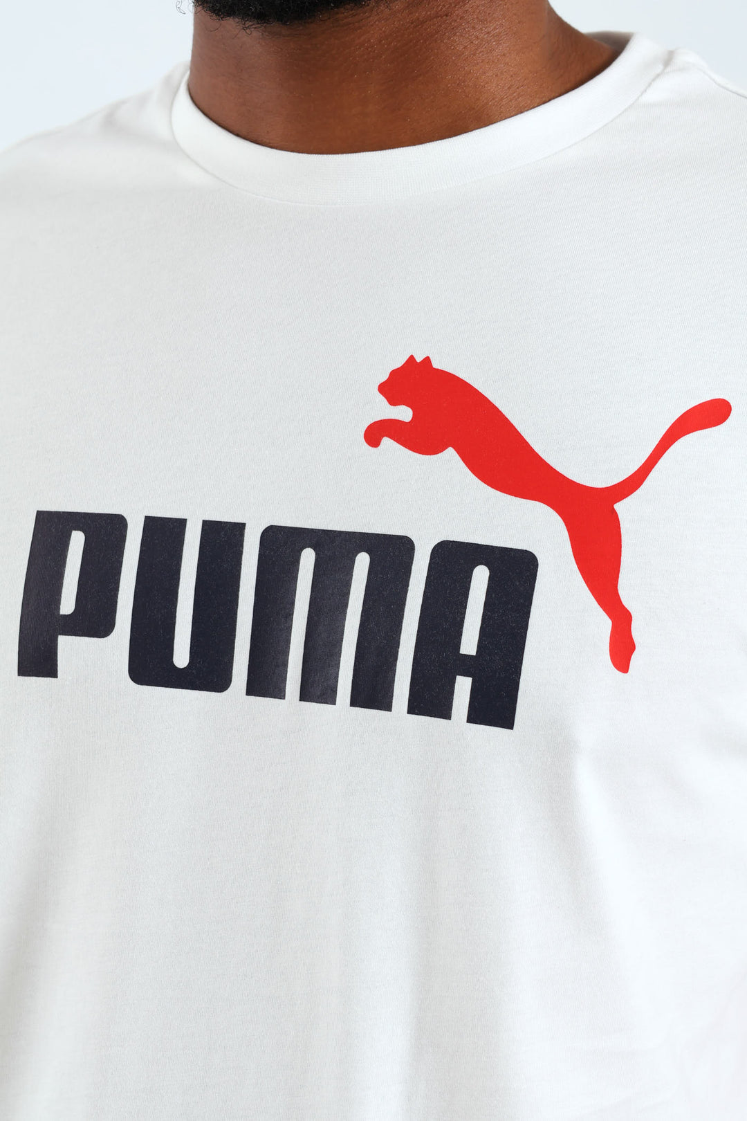 Essential 2 Colour No.1 Logo Tee - White