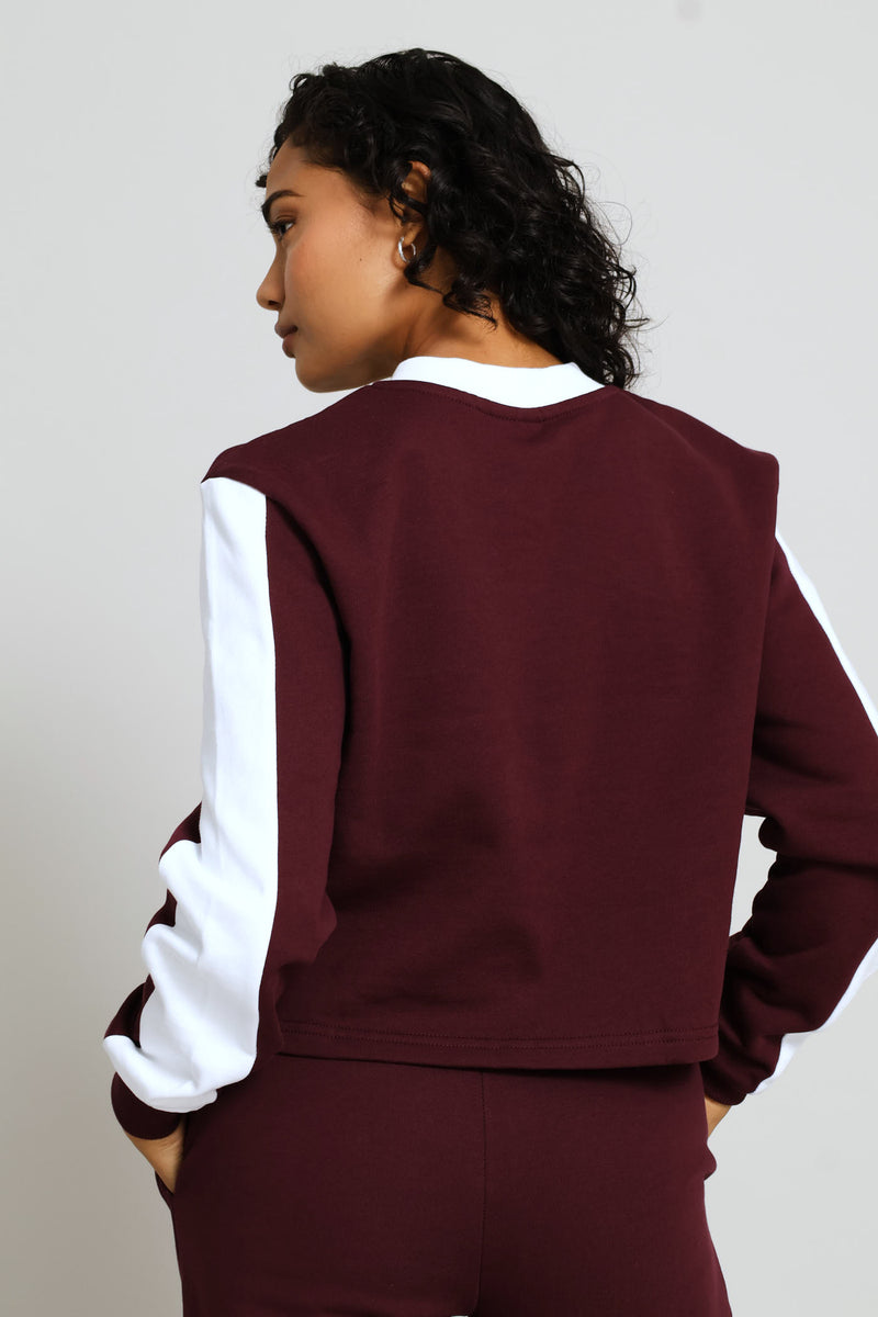 Rebecca Sweatshirt - Burgundy