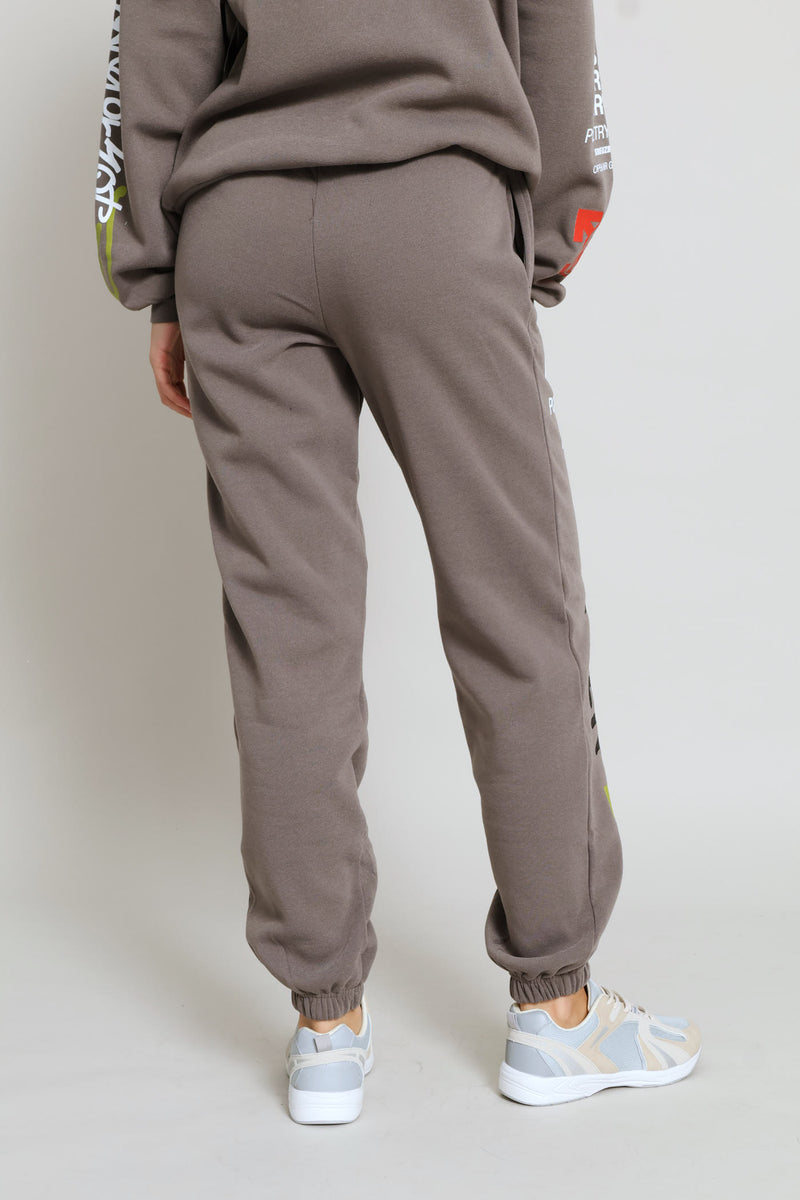 Graffiti Jogger - Charcoal