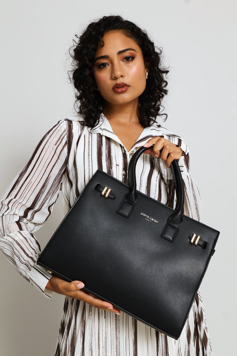 Margaux Satchel Bag - Black