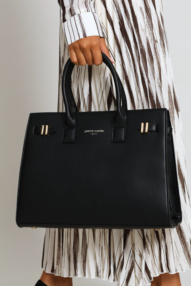 Margaux Satchel Bag - Black