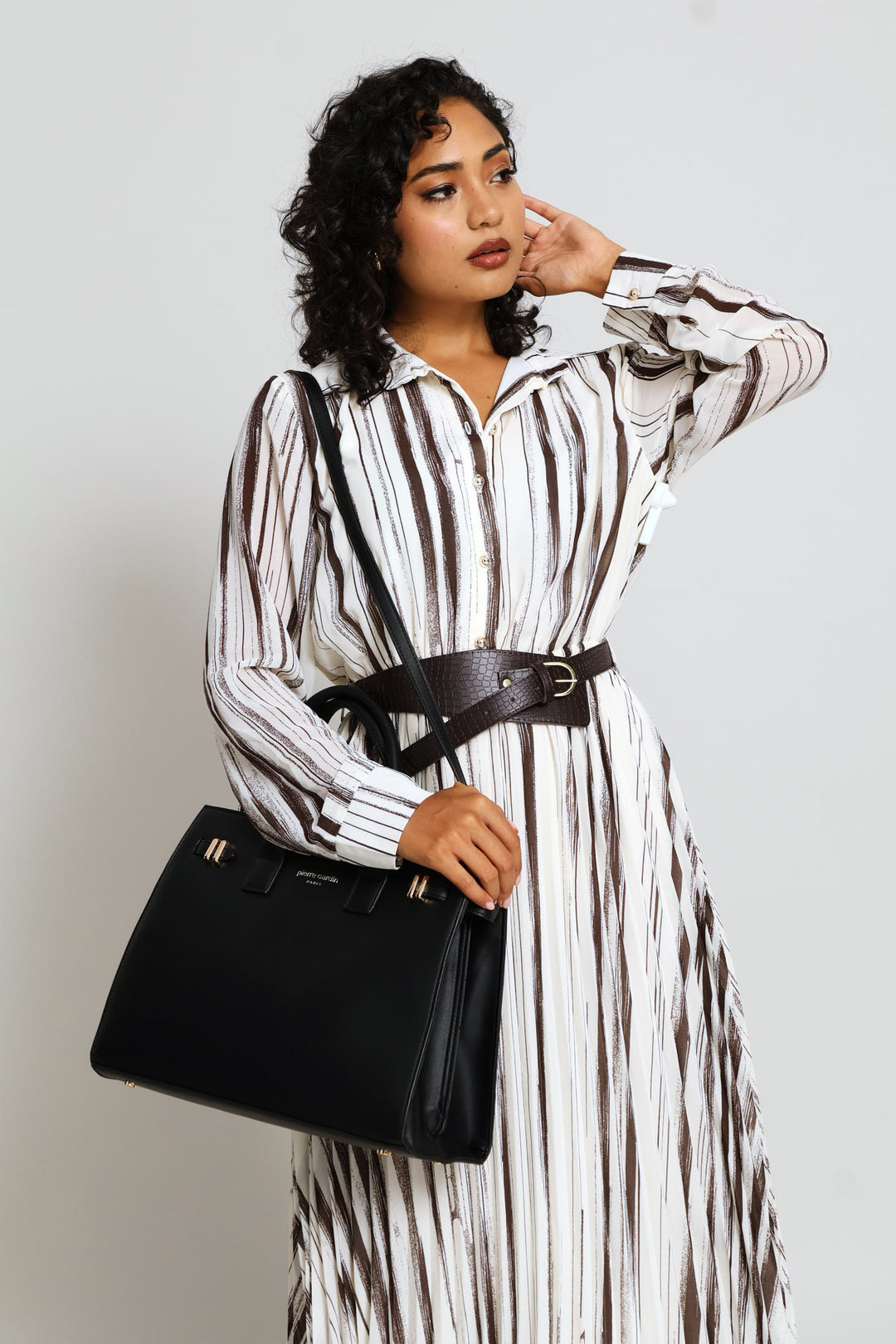 Margaux Satchel Bag - Black