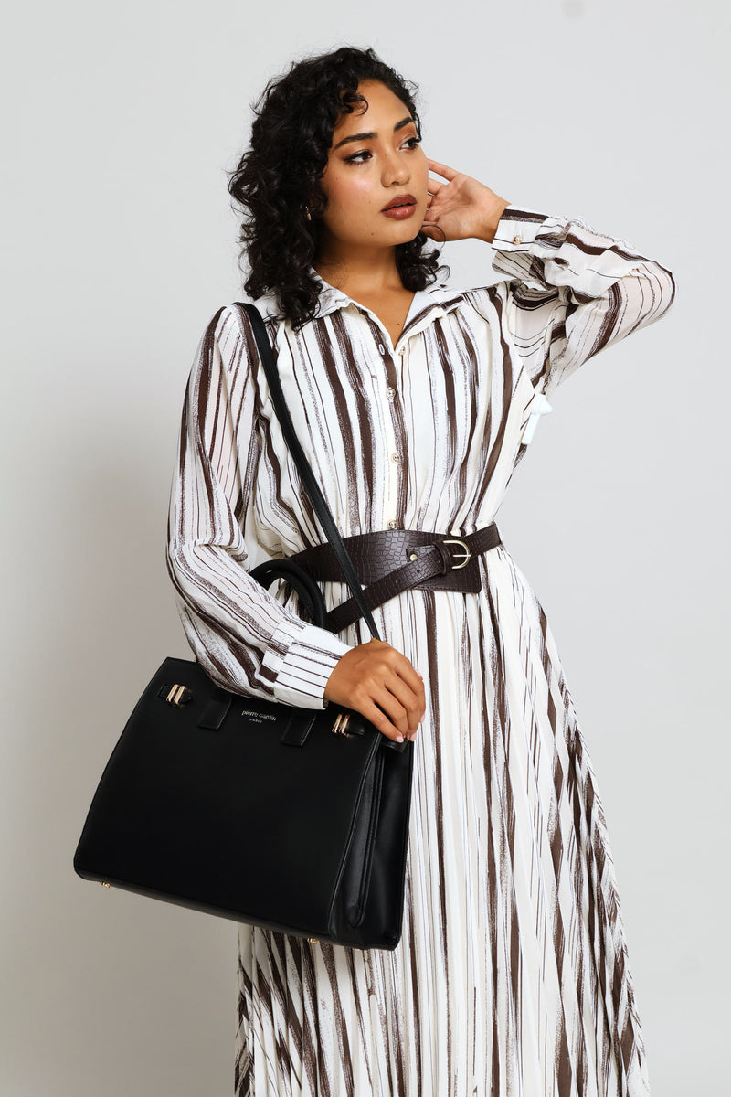 Margaux Satchel Bag - Black