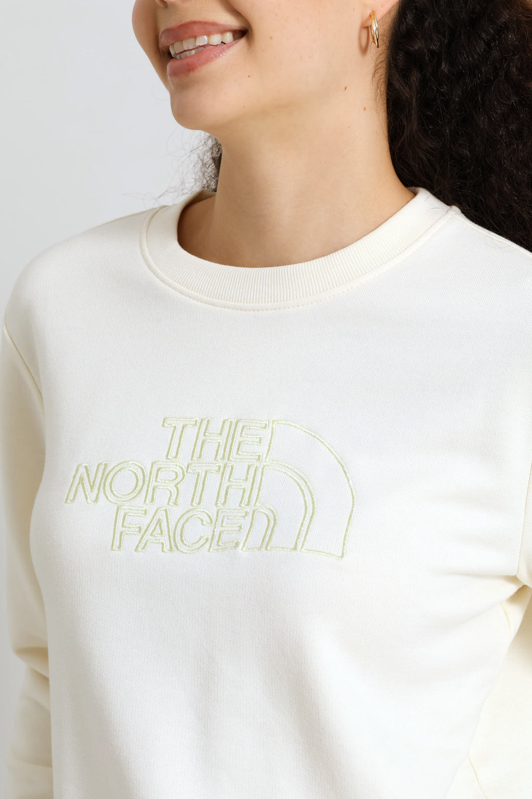 Drew Peak Light Regular Crew Top - Cream