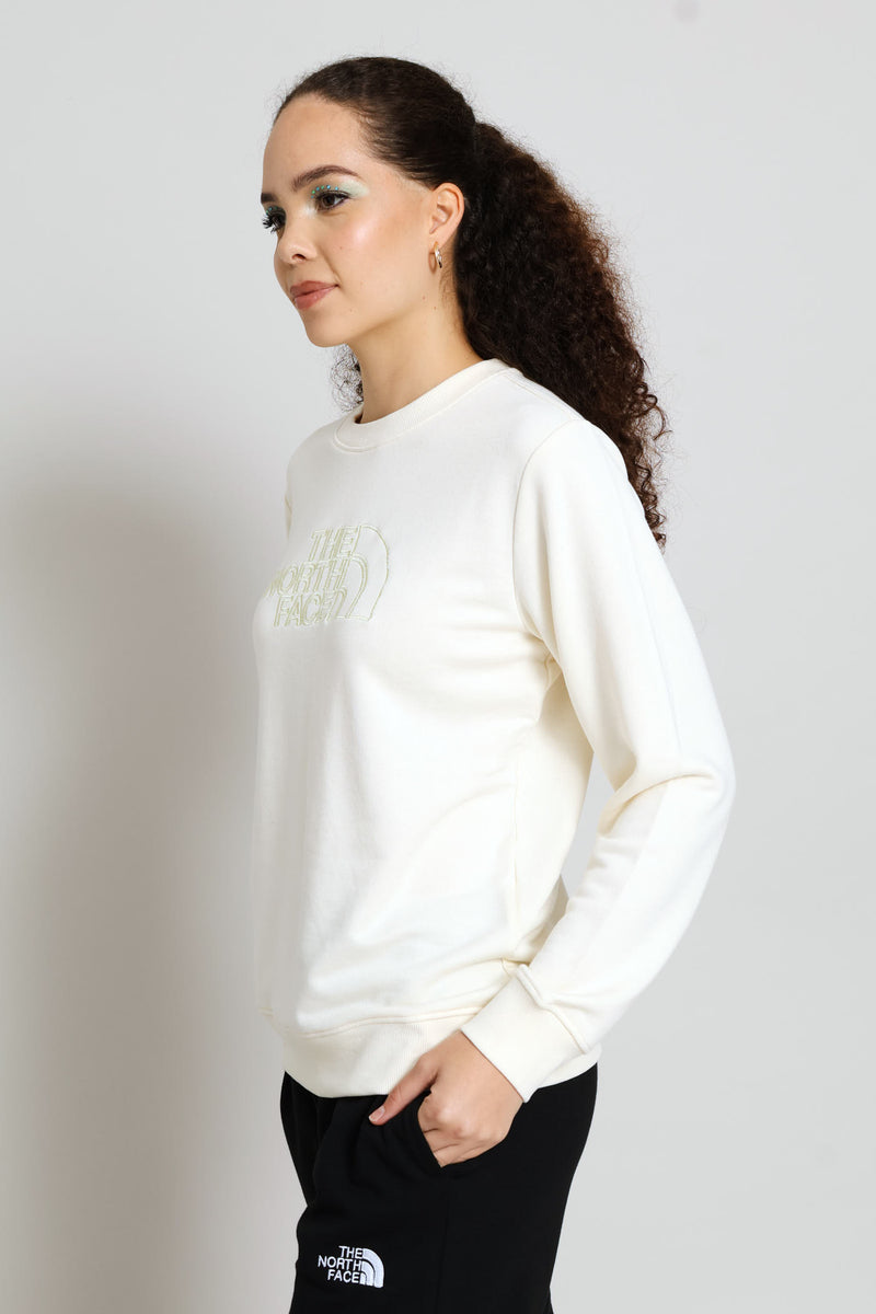 Drew Peak Light Regular Crew Top - Cream