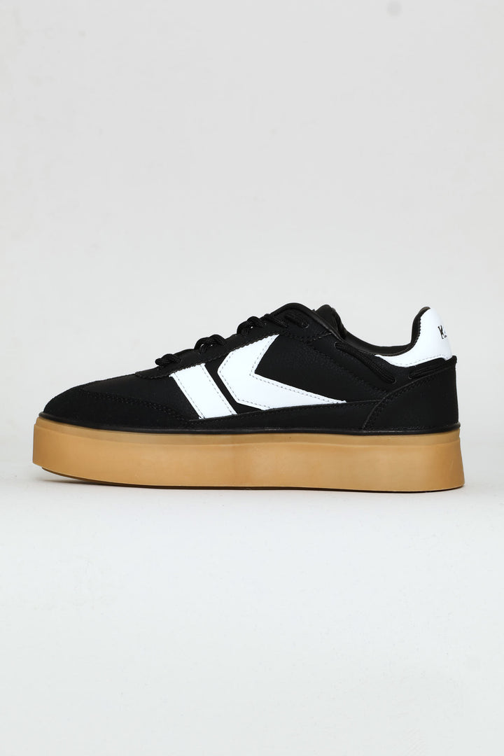 Opalt Court Sneaker - Black/White