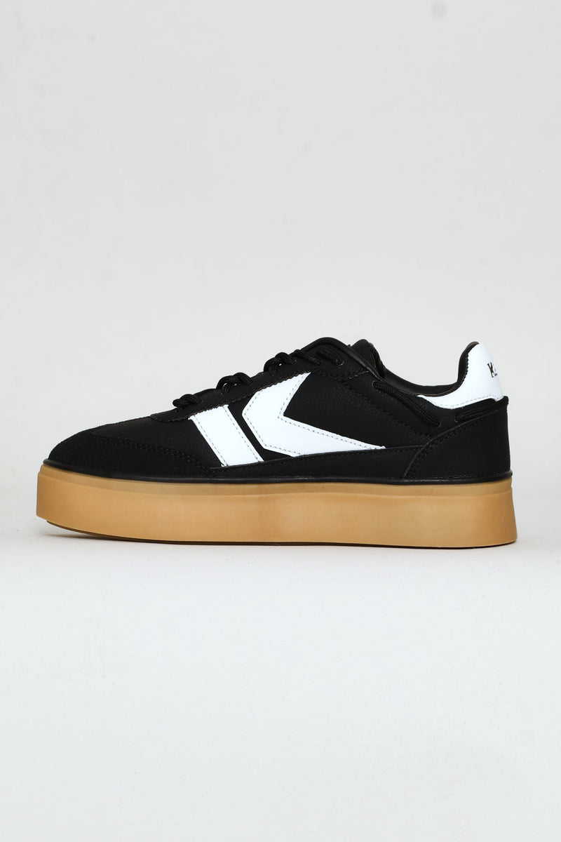 Opalt Court Sneaker - Black/White