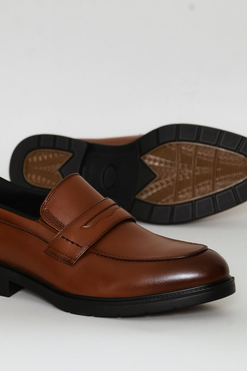 Eezy Fit Penny Moccasin - Tan