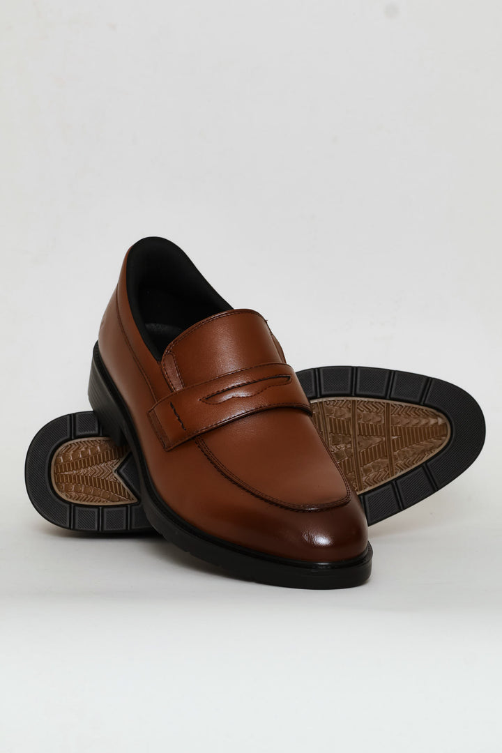 Eezy Fit Penny Moccasin - Tan