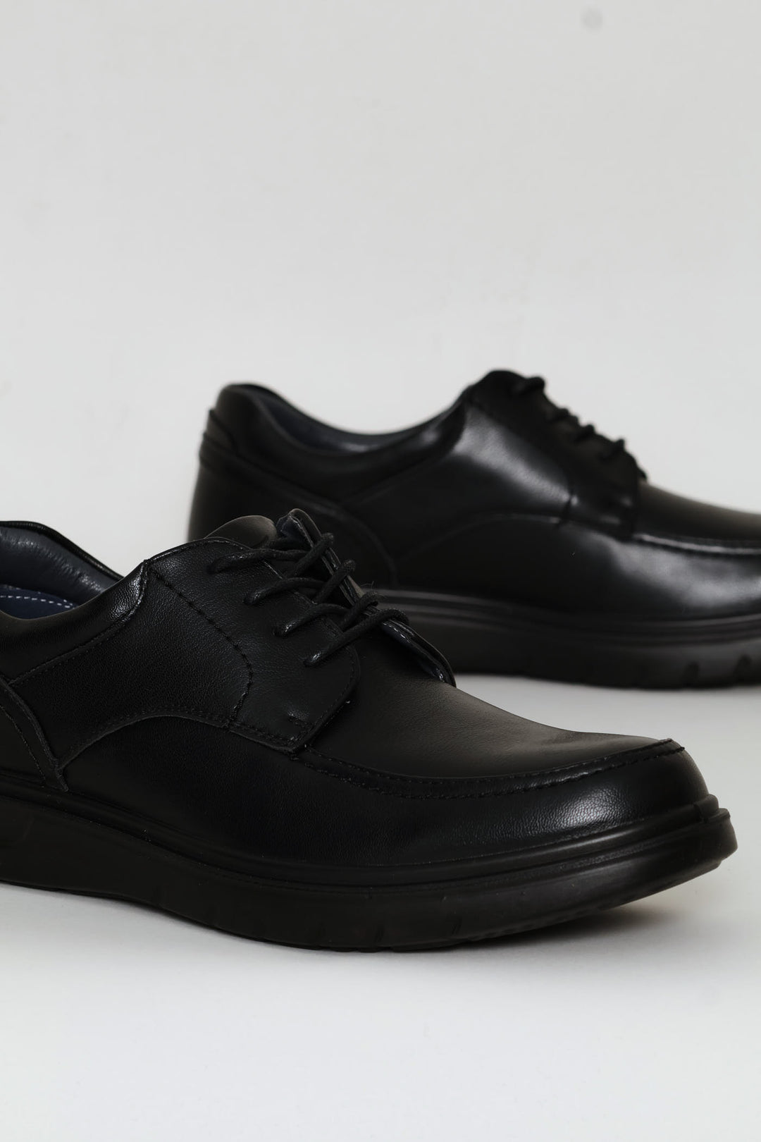 Comfit Smart Casual Lace Up Derby Shoe - Black