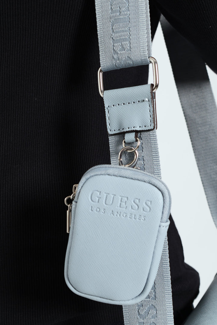 Haddington Flap Mini Crossbody Bag - Denim