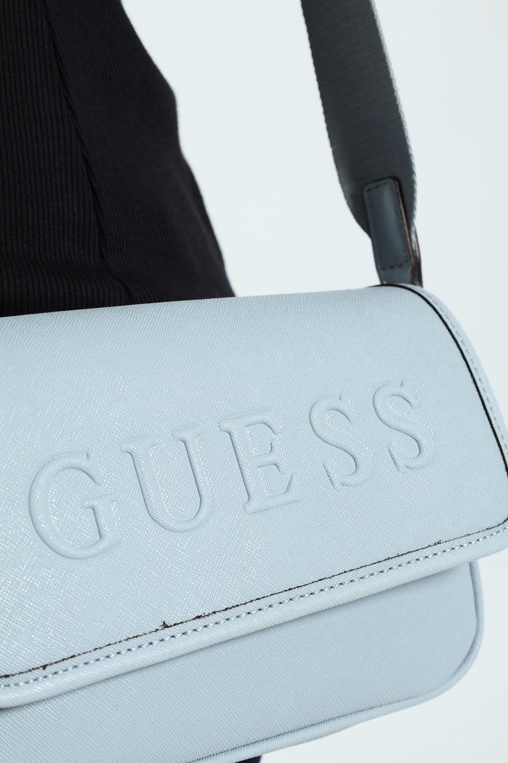 Haddington Flap Mini Crossbody Bag - Denim