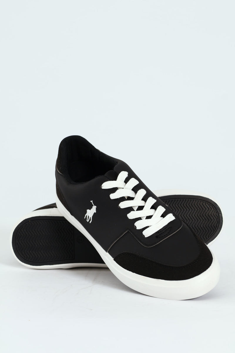 Colour Block Basic Sneaker - Black