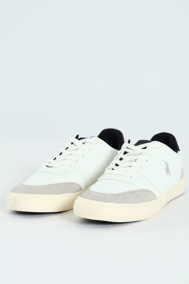 Colour Block Basic Sneaker - White