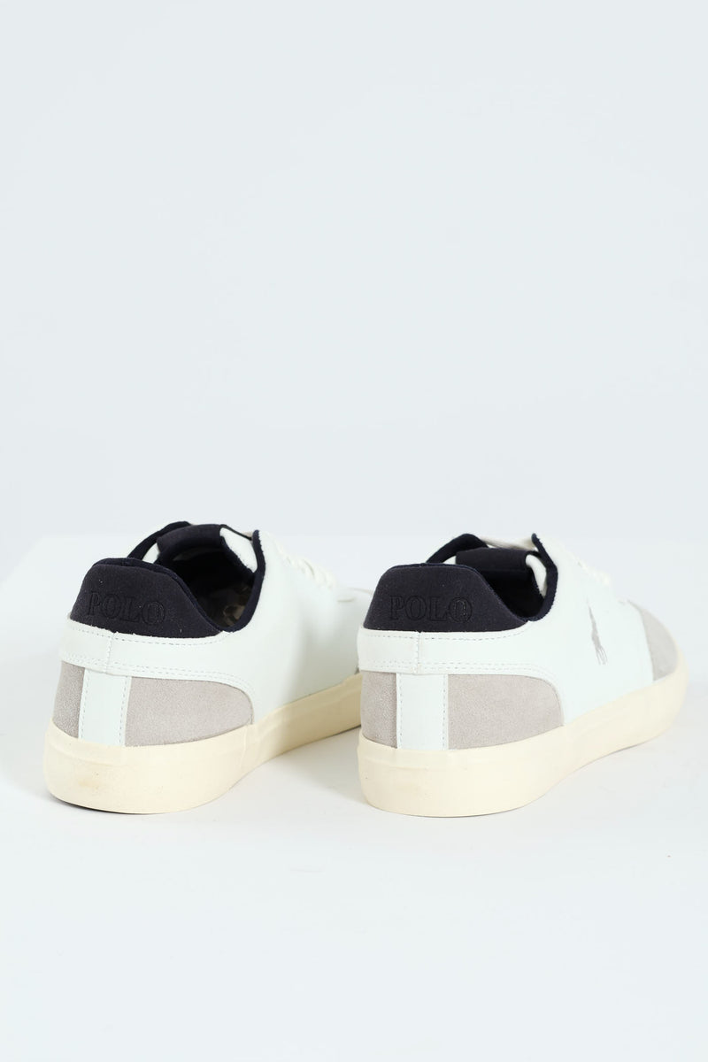 Colour Block Basic Sneaker - White