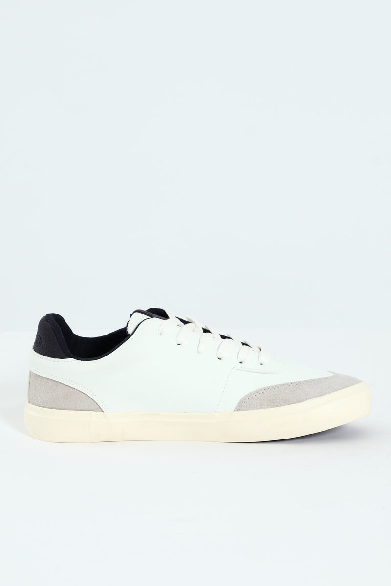 Colour Block Basic Sneaker - White