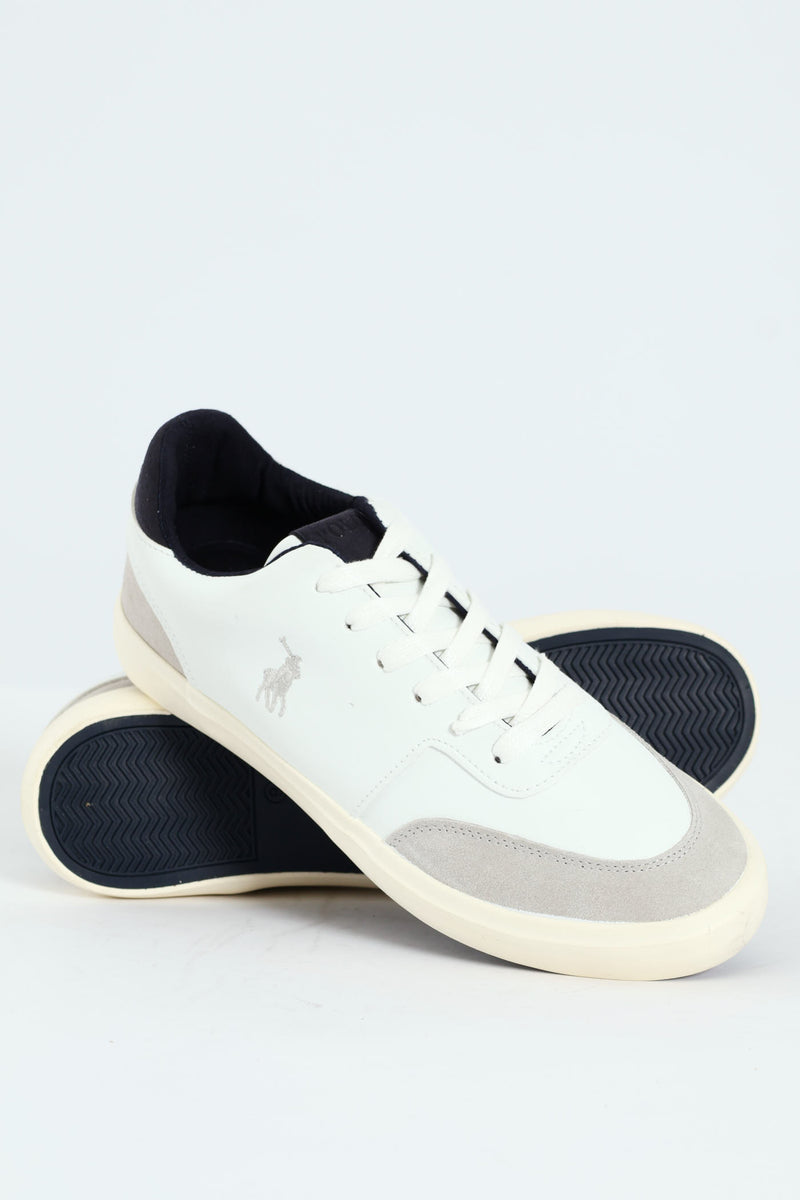 Colour Block Basic Sneaker - White