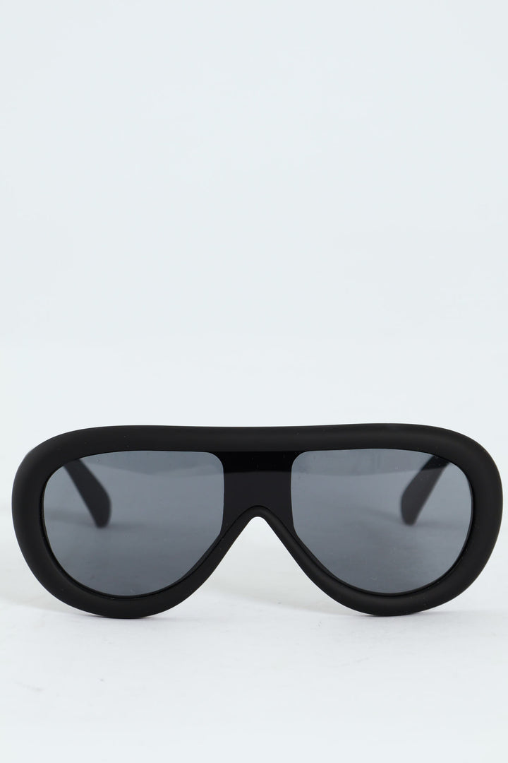Retro Chunky Aviator - Black