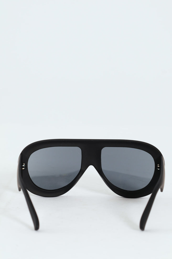 Retro Chunky Aviator - Black