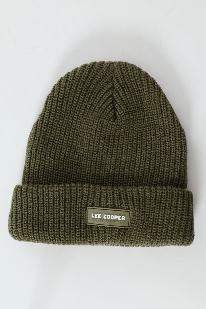 Iago Ribbed Beanie - Fatigue