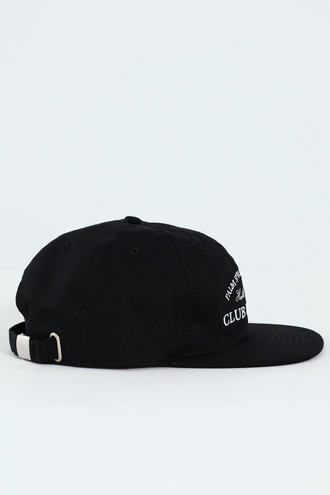 Embroided Curved Cap - Black
