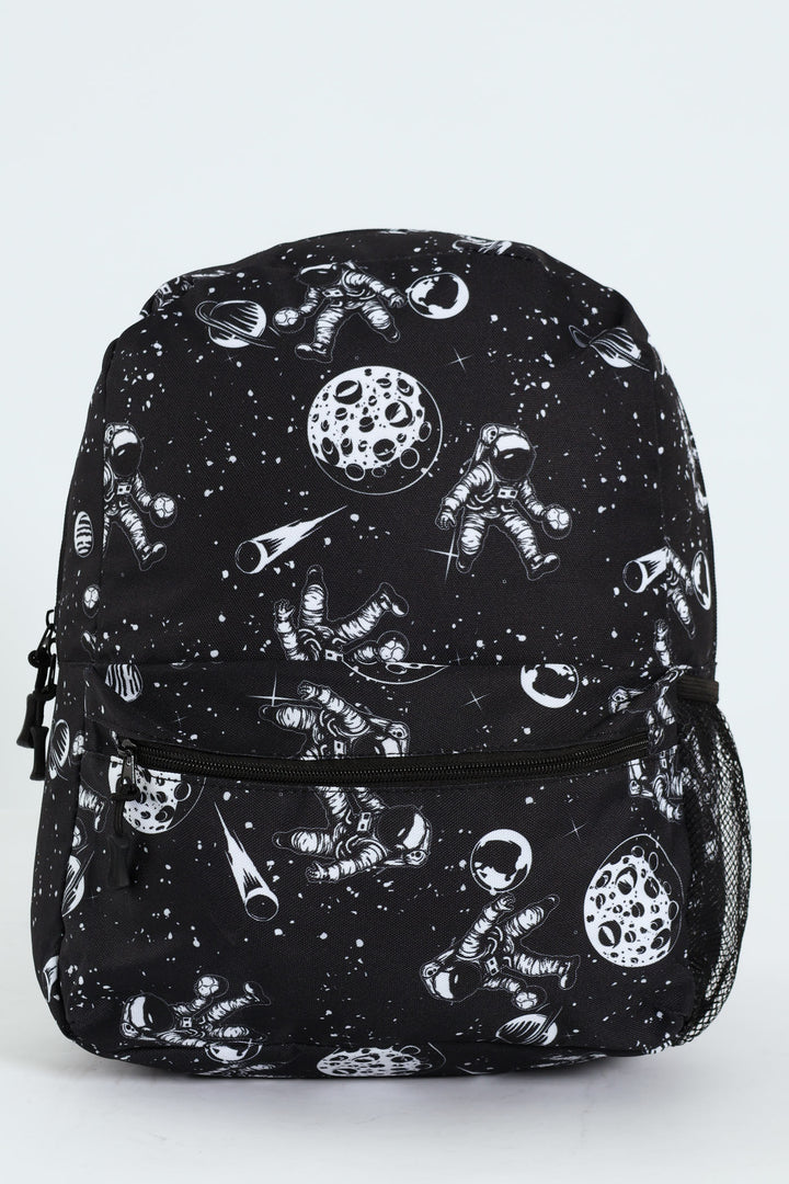 Pre-Boys Astronaut Backback - Black