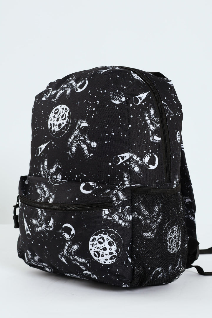 Pre-Boys Astronaut Backback - Black