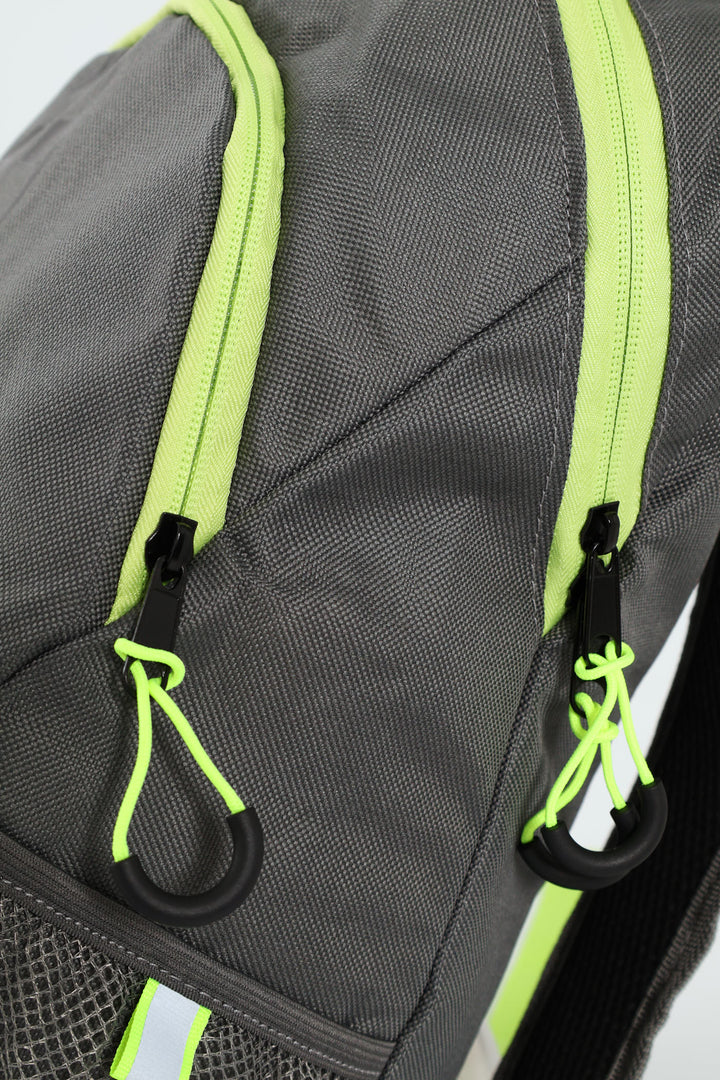 Boys Start Your Engines Backpack - Charcoal