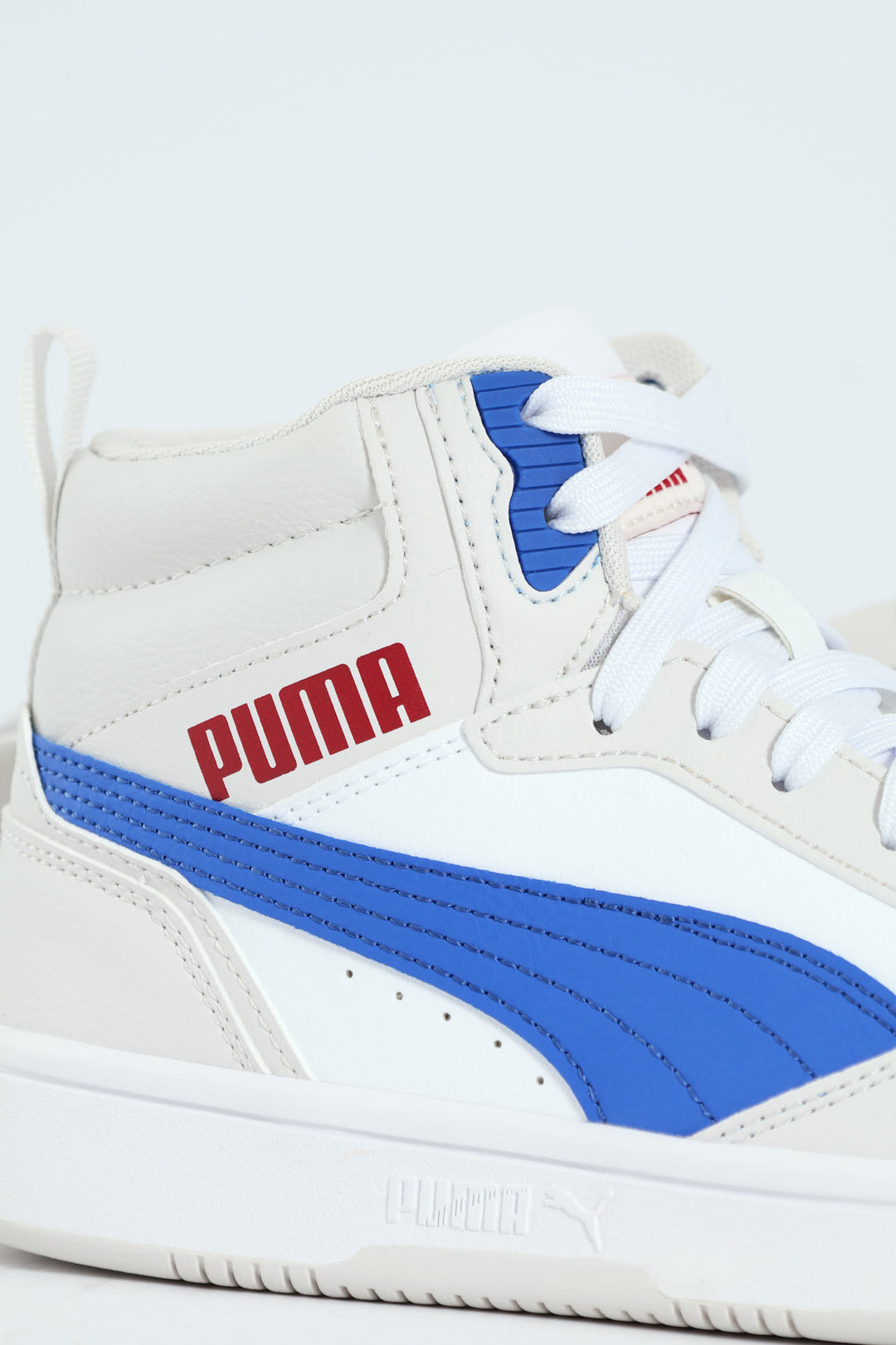 Boys Rebound V6 Mid Jr Sneaker - Grey