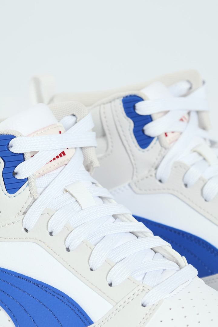 Boys Rebound V6 Mid Jr Sneaker - Grey