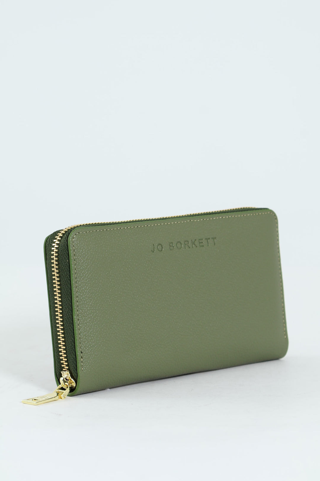 Charlotte Light Text Zip Around Purse - Light Green