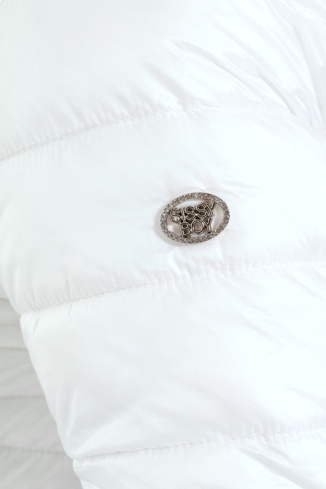 Rivilla Cropped Puffer Jacket - White