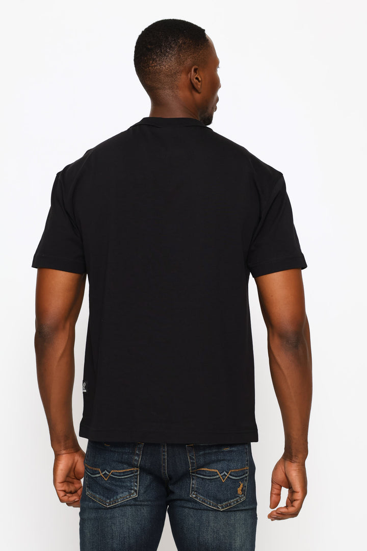Mduduzi 3D Logo Tee - Black