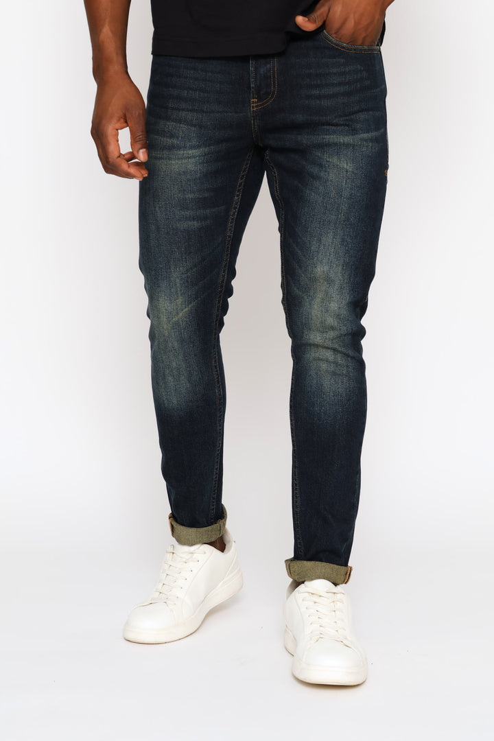 Ontario Skinny Leg Denim - Navy