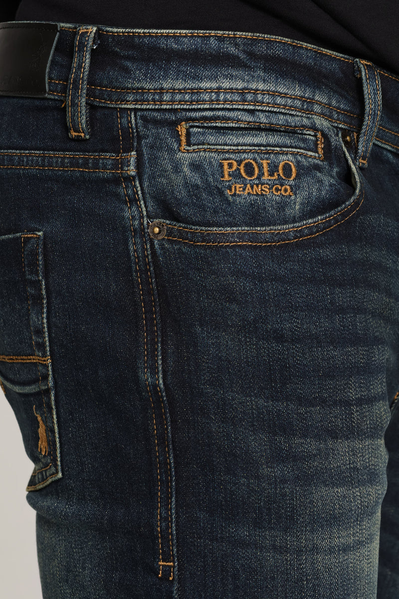Ontario Skinny Leg Denim - Navy