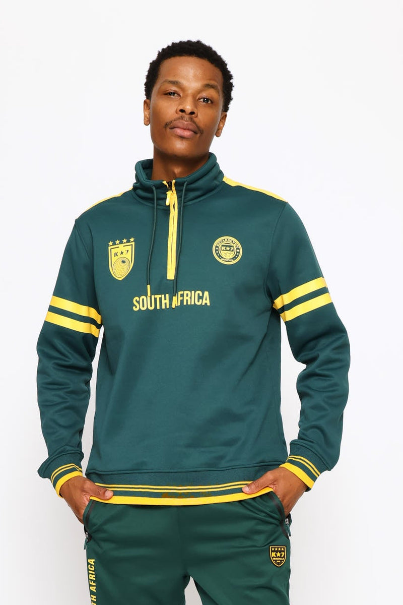 Formation Quarter Zip Tracktop - Emerald