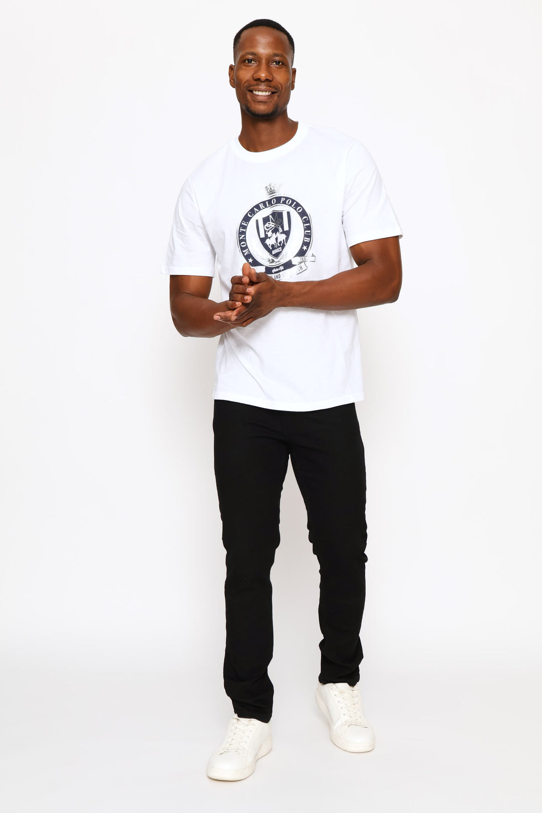 Polo Club Foil Tee - White