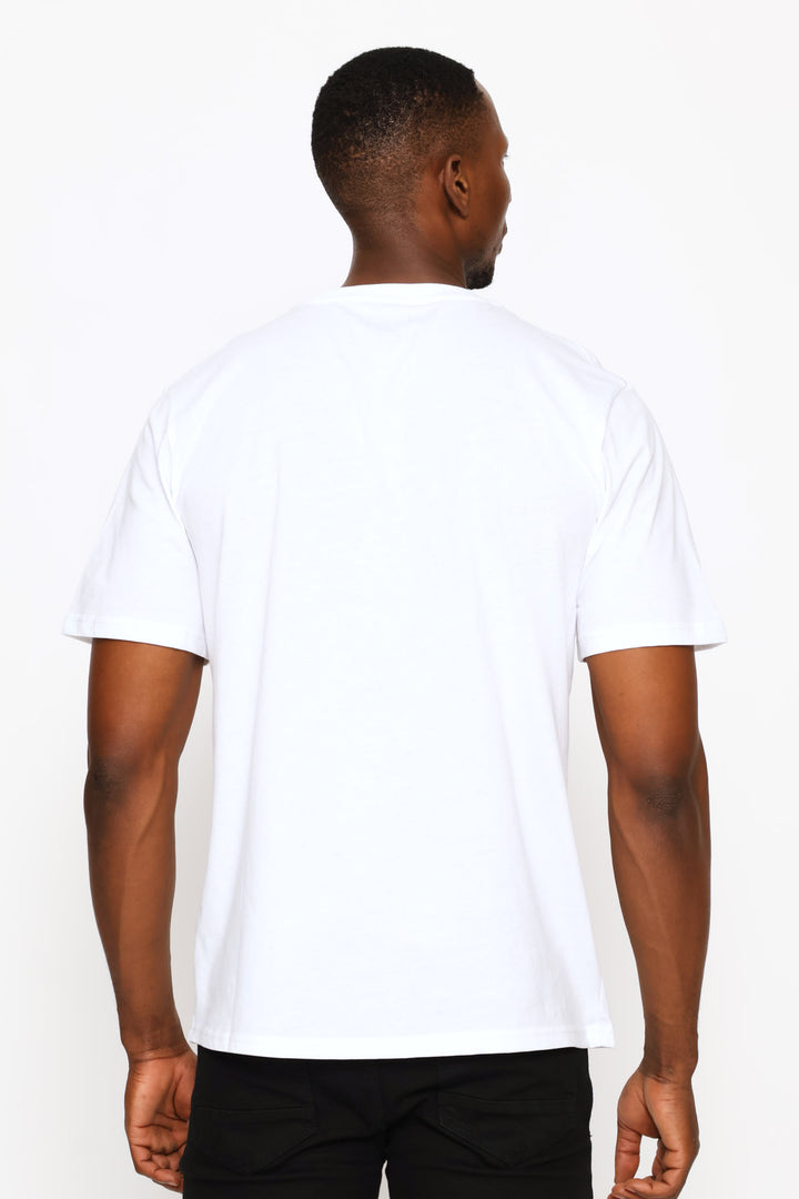Polo Club Foil Tee - White
