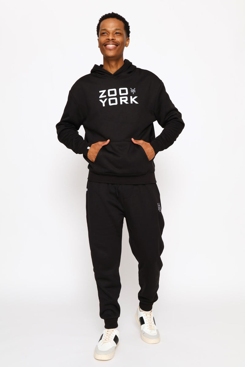 Badge Trackpant - Black