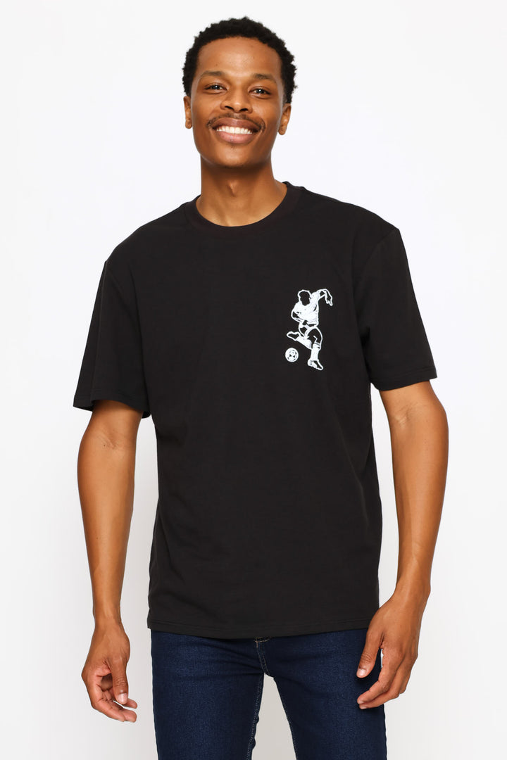 Soccer Tee - Black