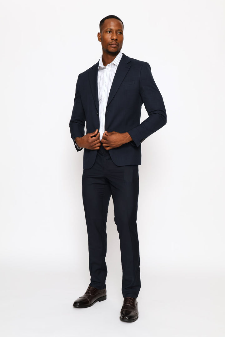 Slim Fit Essential Suit Jacket - Navy