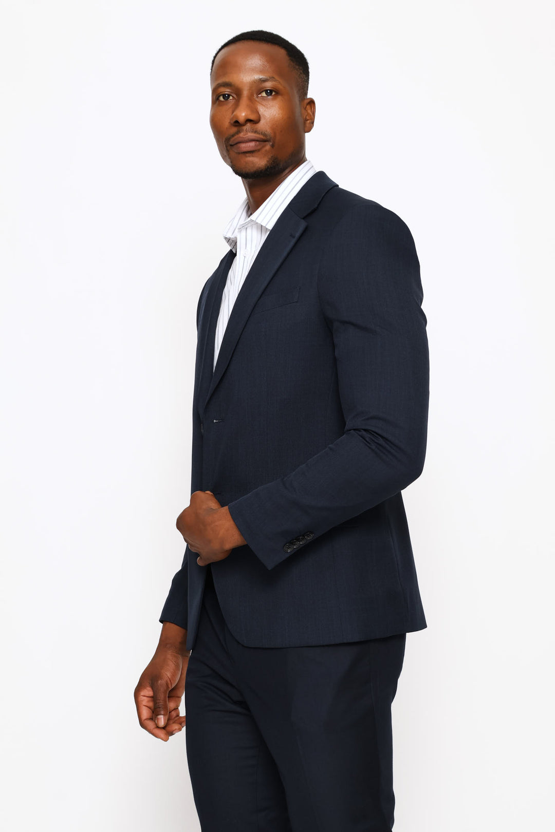 Slim Fit Essential Suit Jacket - Navy